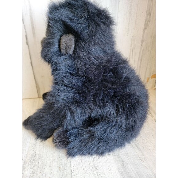 Vintage black ape monkey plush home decor zoo stuffed animal - Picture 7 of 7